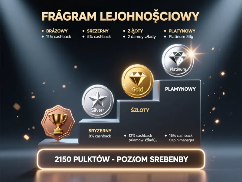 Ilustracja systemu punktów lojalnościowych i nagród dla stałych graczy
